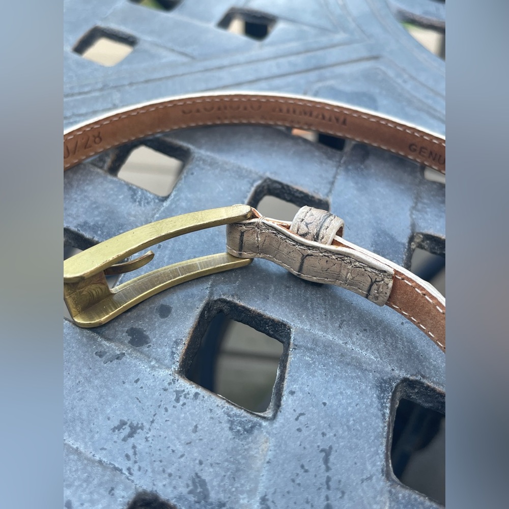 Giorgio Armani genuine leather belt - Picture 7 of 7